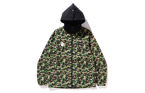 A BATHING APE Bape x FCRB ABC Separate Practice Jacket Green Camo BAPE19SS-024