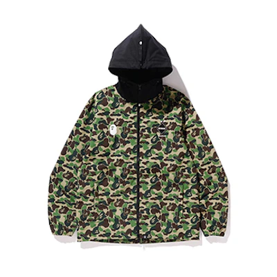A BATHING APE Bape FCRB ABC Separate Practice Jacket Green Camo BAPE19SS-024