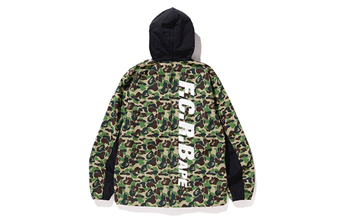 Lookbook A BATHING APE Bape x FCRB ABC Jaket Latihan Hijau Camo BAPE19SS-024
