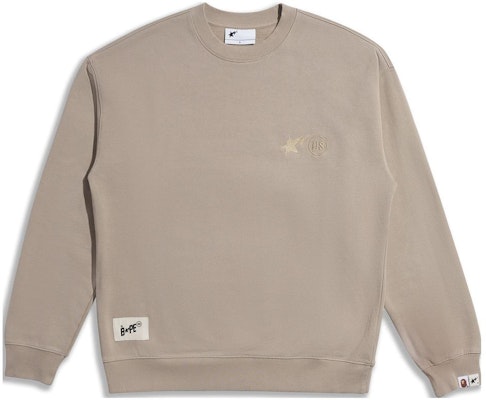 A BATHING APE BAPE x HIGHSNOBIETY Logo Crewneck Loose Fit Sweatshirt Pria Lengan Panjang 1J73-113-902 Buy A BATHING APE BAPE x HIGHSNOBIETY Logo Crewneck Loose Fit Sweatshirt Pria Lengan Panjang 1J73-113-902