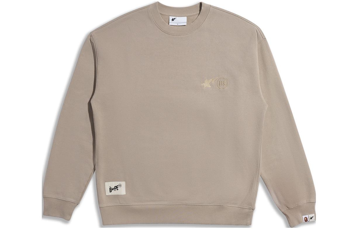 Order A BATHING APE BAPE x HIGHSNOBIETY Logo Crewneck Loose Fit Sweatshirt Pria Lengan Panjang 1J73-113-902