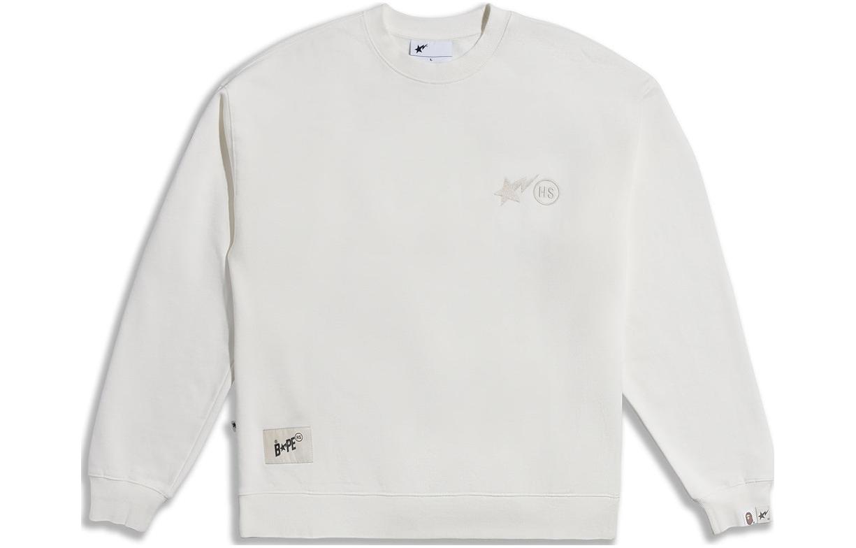 Details for A BATHING APE BAPE x HIGHSNOBIETY Logo Crewneck Loose Fit Sweatshirt Pria Lengan Panjang 1J73-113-902