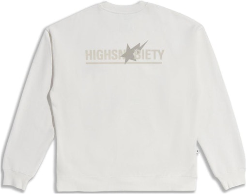 A BATHING APE BAPE x HIGHSNOBIETY Logo Crewneck Loose Fit Sweatshirt Pria Lengan Panjang 1J73-113-902 Sizing A BATHING APE BAPE x HIGHSNOBIETY Logo Crewneck Loose Fit Sweatshirt Pria Lengan Panjang 1J73-113-902