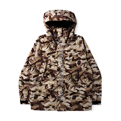 A BATHING APE BAPE OVO Camo Owl Print Hoodie Jacket . 0ZXJKM141910H