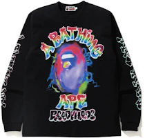 A BATHING APE BAPE x READYMADE Spray Loose Fit Long Sleeve T-Shirt Men. 1H23-111-904 A BATHING APE BAPE x READYMADE Spray Loose Fit Long Sleeve T-Shirt Men. 1H23-111-904