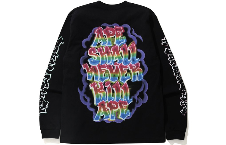 Lookbook A BATHING APE BAPE x READYMADE 寬鬆版型長袖T恤 男款. 1H23-111-904