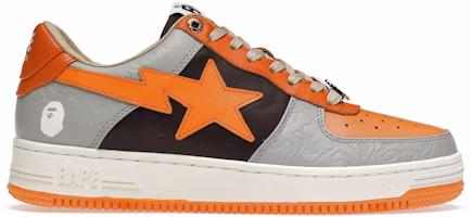 A Bathing Ape Bapesta 'Grey Orange' A Bathing Ape Bapesta 'Grey Orange'