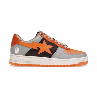 A Bathing Ape Bapesta 'Grey Orange'