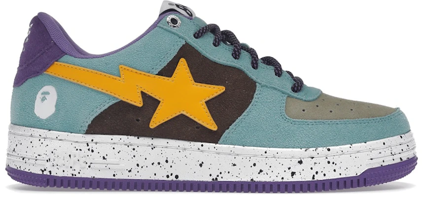 A Bathing Ape Bapesta ''Daim Bleu Marron Jaune'' 1I20-191-008 Buy A Bathing Ape Bapesta ''Daim Bleu Marron Jaune'' 1I20-191-008