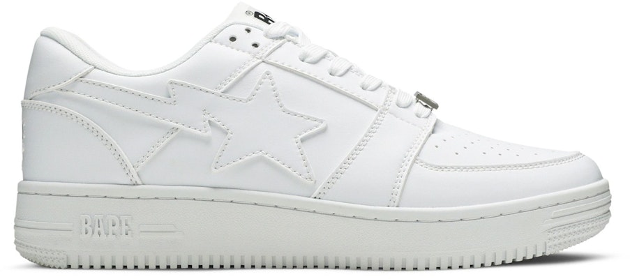 A Bathing Ape Bapesta 'White Leather' 2020 1G80191007-WHT Buy A Bathing Ape Bapesta 'White Leather' 2020 1G80191007-WHT