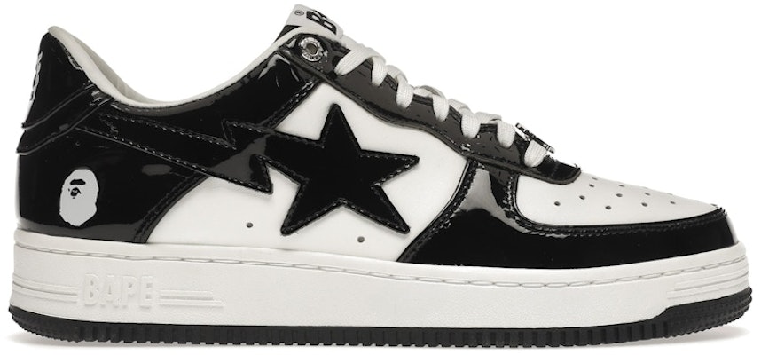 A Bathing Ape Bapesta Low 'Black' 001FWH701001_BLK_A Buy A Bathing Ape Bapesta Low 'Black' 001FWH701001_BLK_A