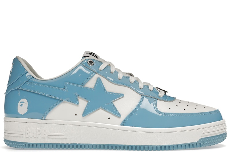 Buy A Bathing Ape Bapesta Low ''Blau'' 001FWH701001_SAX_A