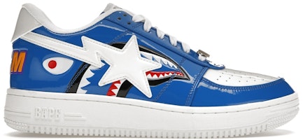 A Bathing Ape Bapesta Low 'Color Block Shark Blue' 1G80191009 BLUE A Bathing Ape Bapesta Low 'Color Block Shark Blue' 1G80191009 BLUE
