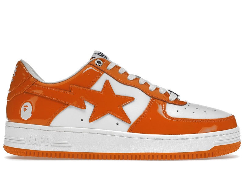 Buy A Bathing Ape Bapesta Low 'Oranye' Sneakers 001FWH701001_ORG_A