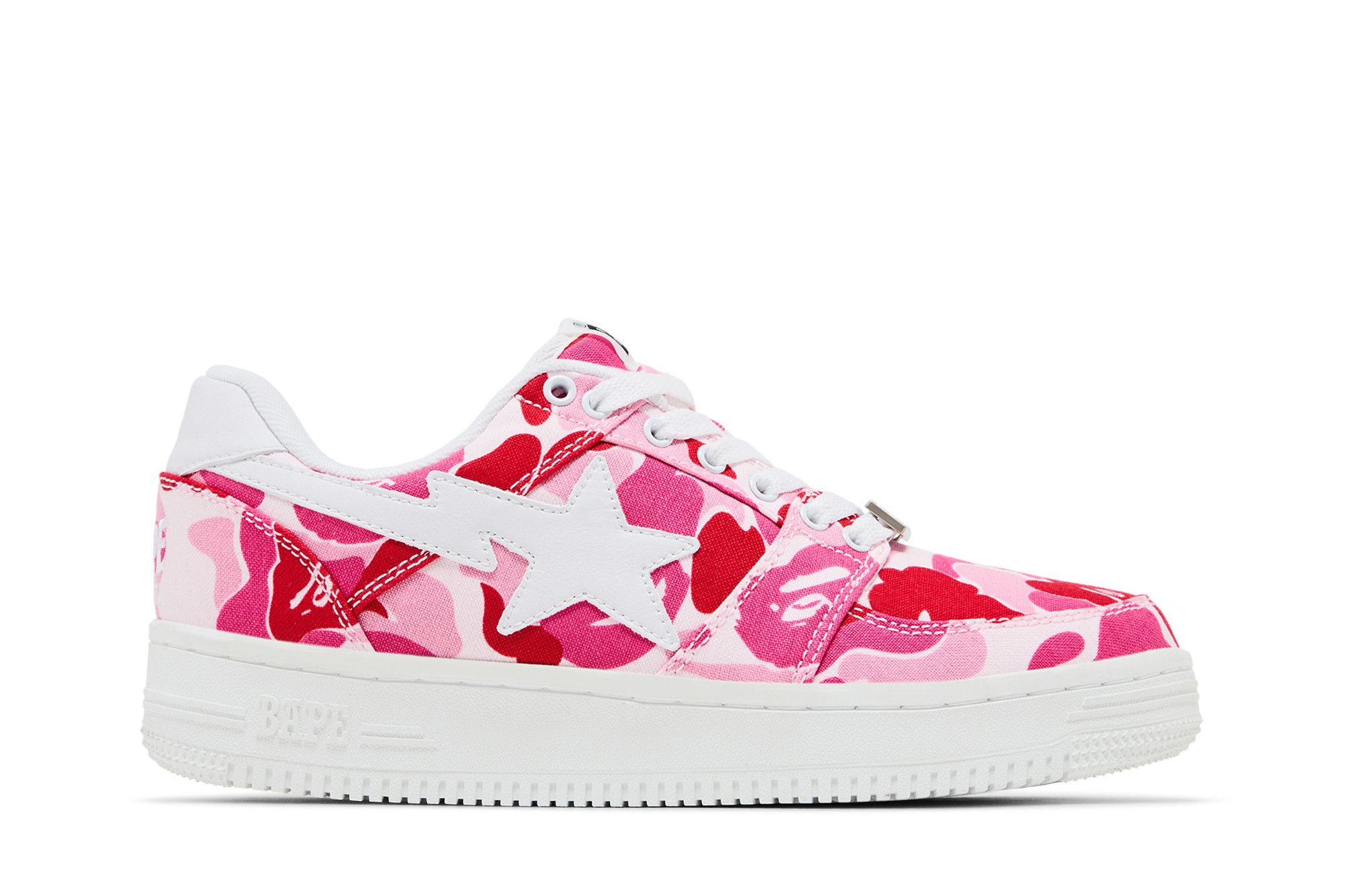 A Bathing Ape Bapesta Low 'Pink ABC Camo' 1G30191001