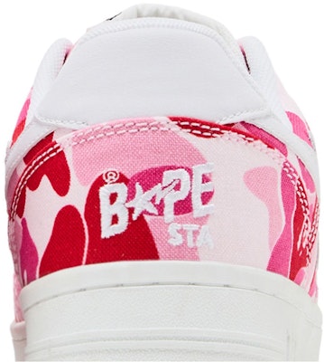 A Bathing Ape Bapesta Low 'Pink ABC Camo' Sepatu Sneaker 1G30191001 1