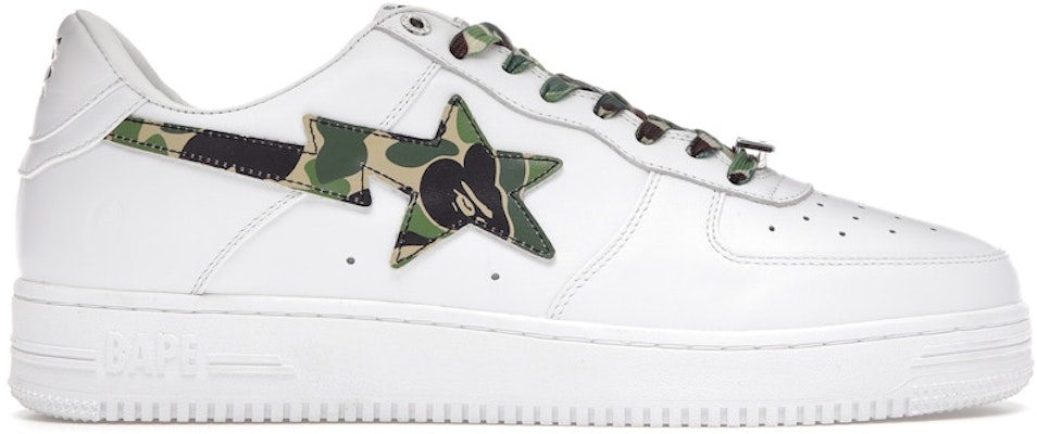 A Bathing Ape Bapesta Low 'White ABC Camo Green' Buy A Bathing Ape Bapesta Low 'White ABC Camo Green'