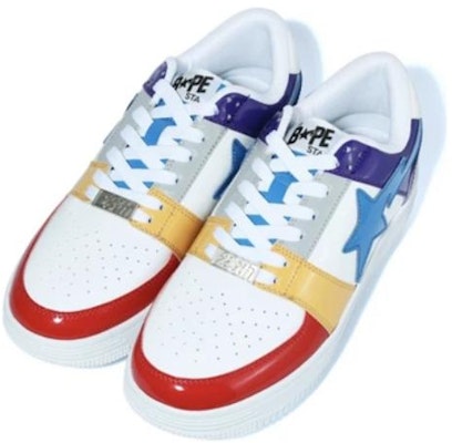 A Bathing Ape Bapesta Rendah M2 'Crazy White' 1G80191012 Order A Bathing Ape Bapesta Rendah M2 'Crazy White' 1G80191012