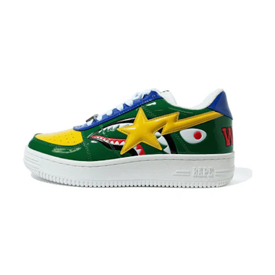BAPE Bapesta Low M2 'Shark Face - Green'
