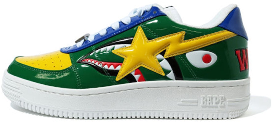 A Bathing Ape Bapesta Low M2 'Shark Face - Hijau' 1G30191002 GRN Buy A Bathing Ape Bapesta Low M2 'Shark Face - Hijau' 1G30191002 GRN