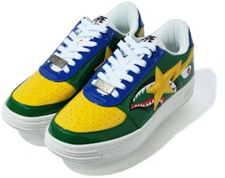 Lookbook A Bathing Ape Bapesta 低筒版 M2 '鯊魚臉 - 綠色' 1G30191002 GRN