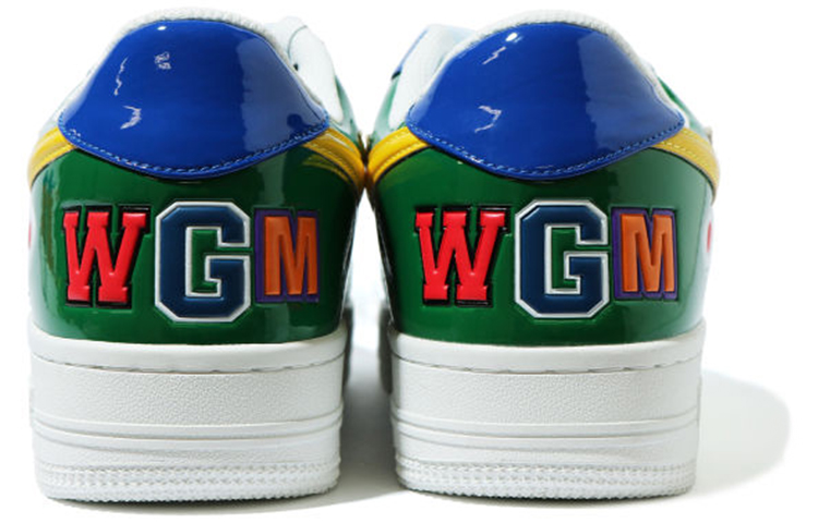 Shop A Bathing Ape Bapesta Low M2 'Shark Face - Hijau' 1G30191002 GRN