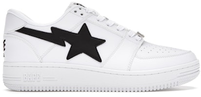 A Bathing Ape Bapesta M1 Low 'White Black' 1G20191010 A Bathing Ape Bapesta M1 Low 'White Black' 1G20191010