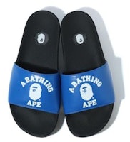 A Bathing Ape College Slide Sandals 'Blue' 1E20 191 013 A Bathing Ape College Slide Sandals 'Blue' 1E20 191 013