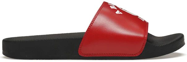 A Bathing Ape College Slide Sandals 'Red' A Bathing Ape College Slide Sandals 'Red'