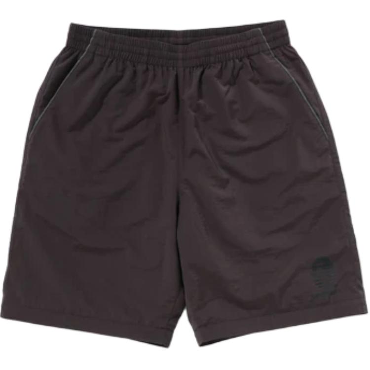 Shop 베이프 FW24 로고 프린트 엘라스틱 웨이스트 캐주얼 팬츠 다크 그레이. 1K70-152-002