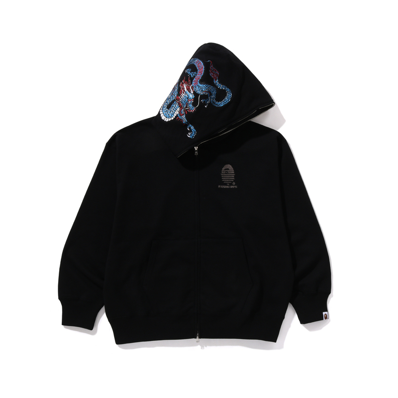 A BATHING APE FW24 A Rising Bape Hoodie  Tiger Logo Embroidered Zip-Up. 1K70-115-002 圖 2