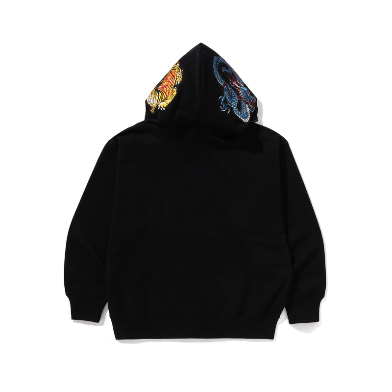 A BATHING APE FW24 A Rising Bape Hoodie  Tiger Logo Embroidered Zip-Up. 1K70-115-002 圖 4