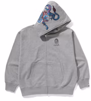 Details for BAPE FW24 虎標刺繡拉鍊連帽衫 崛起系列 1K70-115-002