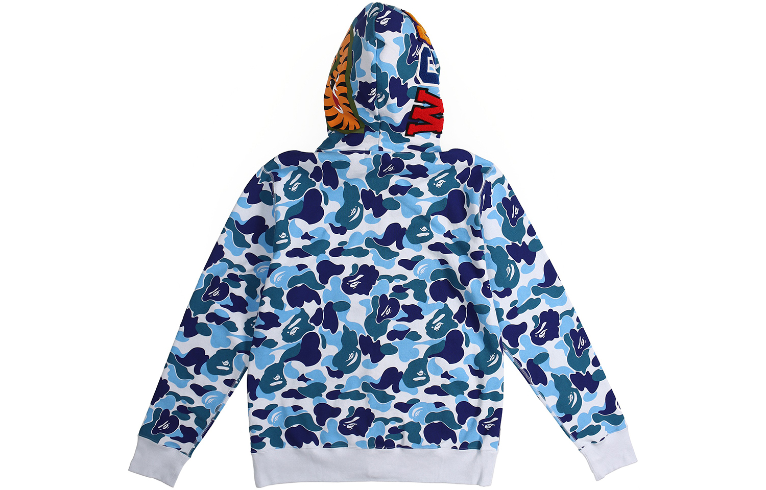 A BATHING APE Shark Series BAPE ABC Camo Shark Hoodie Unisex Blue. 1F80-115-020 圖 3