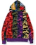 Shop A BATHING APE 鲨鱼系列 BAPE MIX CAMO 狂躁鲨鱼连帽拉链外套 男女款。 1F30-115-006