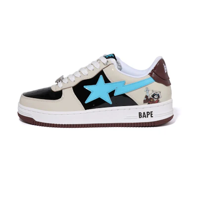 BAPE A BATHING APE Sta Marvel 'Cream Black Blue'