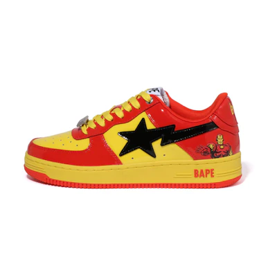 (W) BAPE A BATHING APE Sta Marvel 'Red Yellow Black'