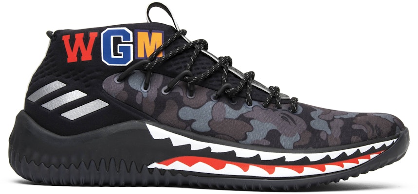 A Bathing Ape x 阿迪达斯 Dame 4 "黑色迷彩" AP9975 Buy A Bathing Ape x 阿迪达斯 Dame 4 "黑色迷彩" AP9975
