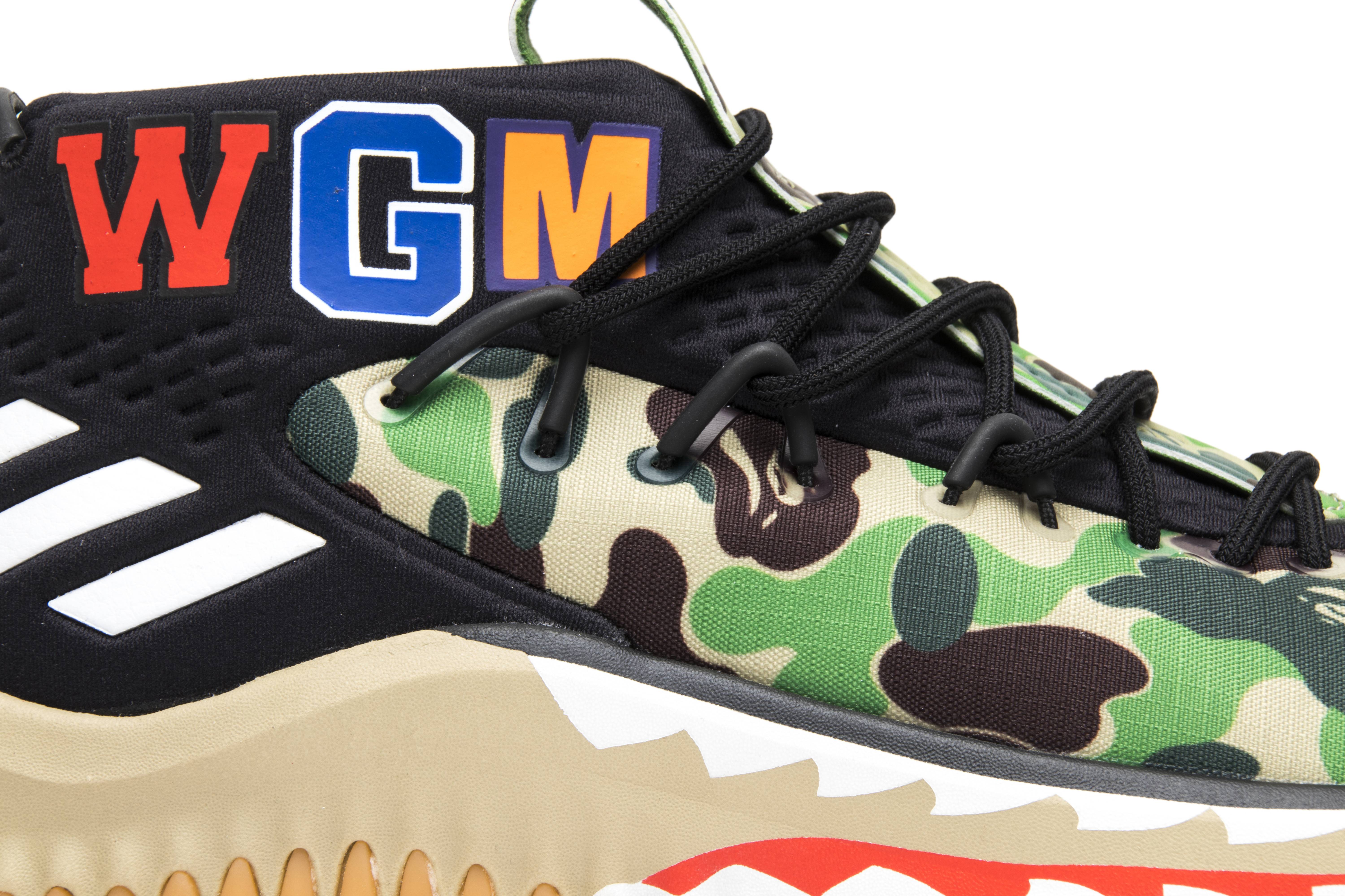 Dame 4 bape shoes cheap