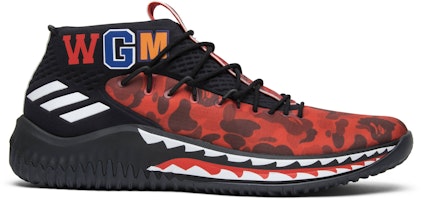 A Bathing Ape x adidas Dame 4 'Red Camo' AP9976 A Bathing Ape x adidas Dame 4 'Red Camo' AP9976