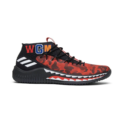 BAPE adidas Dame 4 'Red Camo'