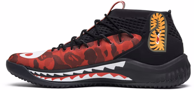 A Bathing Ape x adidas Dame 4 'Red Camo' AP9976 Lookbook A Bathing Ape x adidas Dame 4 'Red Camo' AP9976