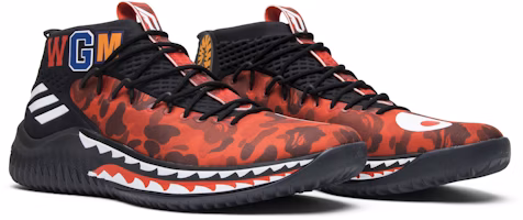 A Bathing Ape x adidas Dame 4 'Camuflaje Rojo' AP9976 Cheap A Bathing Ape x adidas Dame 4 'Camuflaje Rojo' AP9976