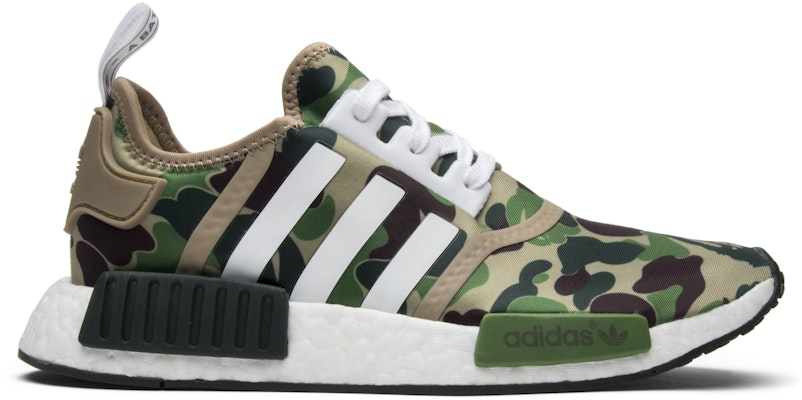 A Bathing Ape x adidas NMD_R1 'Olive Camo' BA7326 Buy A Bathing Ape x adidas NMD_R1 'Olive Camo' BA7326