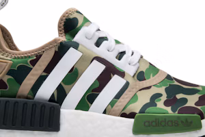 Order A Bathing Ape x adidas NMD_R1 '橄欖迷彩' BA7326