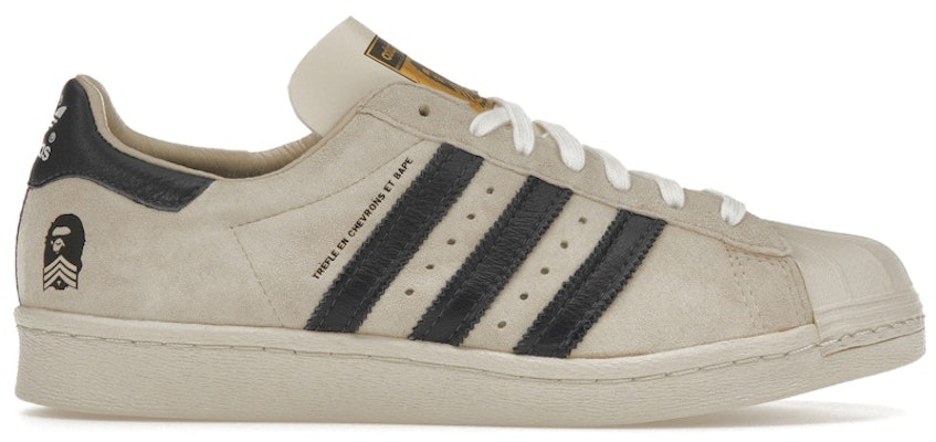 A Bathing Ape 聯名 adidas Superstar 80s 'Tan' G46393 Buy A Bathing Ape 聯名 adidas Superstar 80s 'Tan' G46393