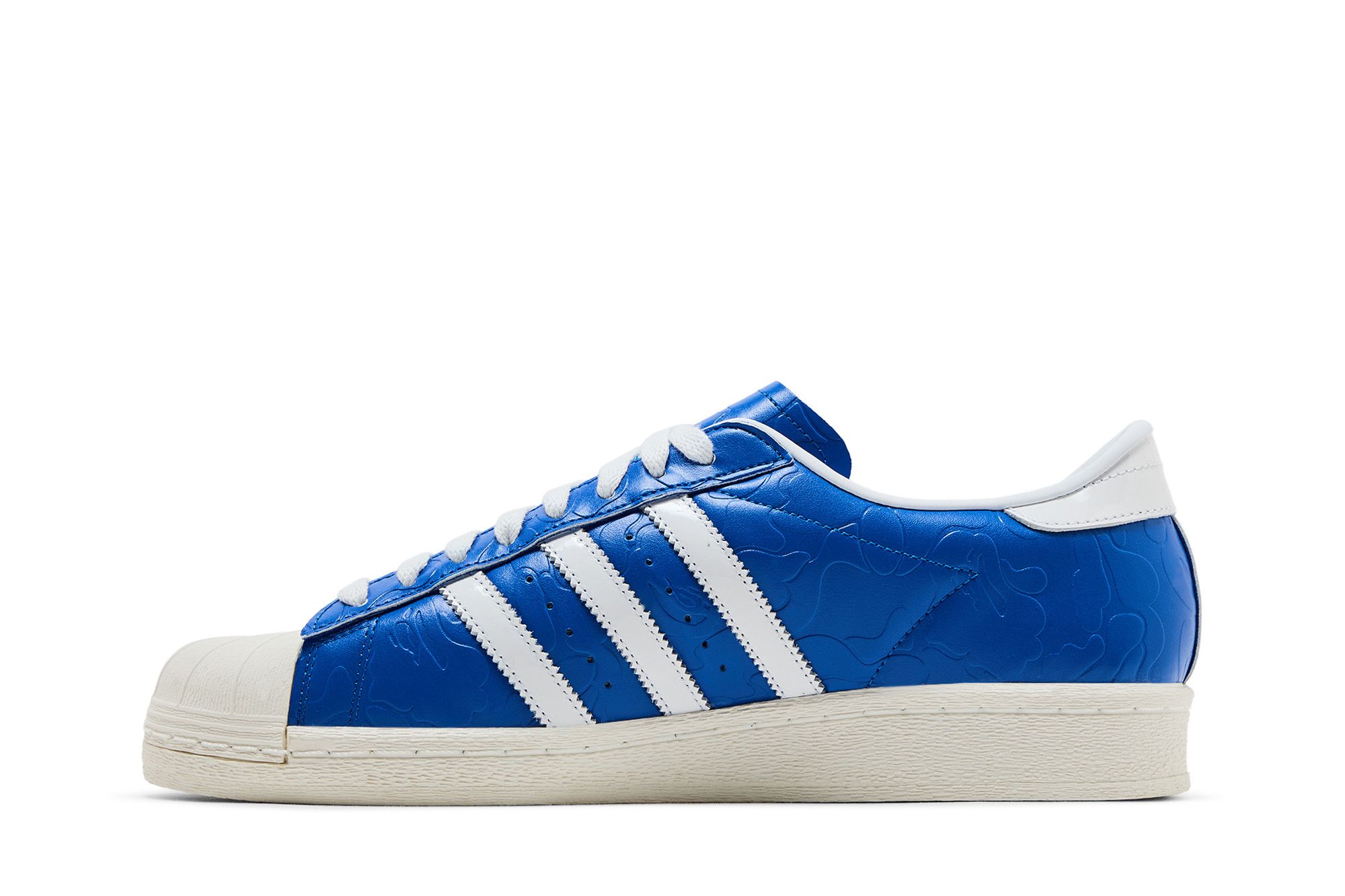 Shop A Bathing Ape x adidas Superstar Vintage 'Biru Putih' JR2702