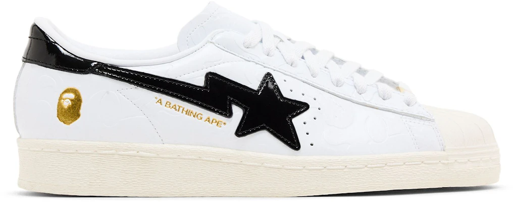 A Bathing Ape x adidas Superstar Vintage 'White Black' JR2701 Buy A Bathing Ape x adidas Superstar Vintage 'White Black' JR2701