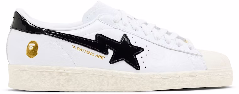 A BATHING APE® × adidas スーパースター ヴィンテージ 白黒 JR2701 Buy A BATHING APE® × adidas スーパースター ヴィンテージ 白黒 JR2701