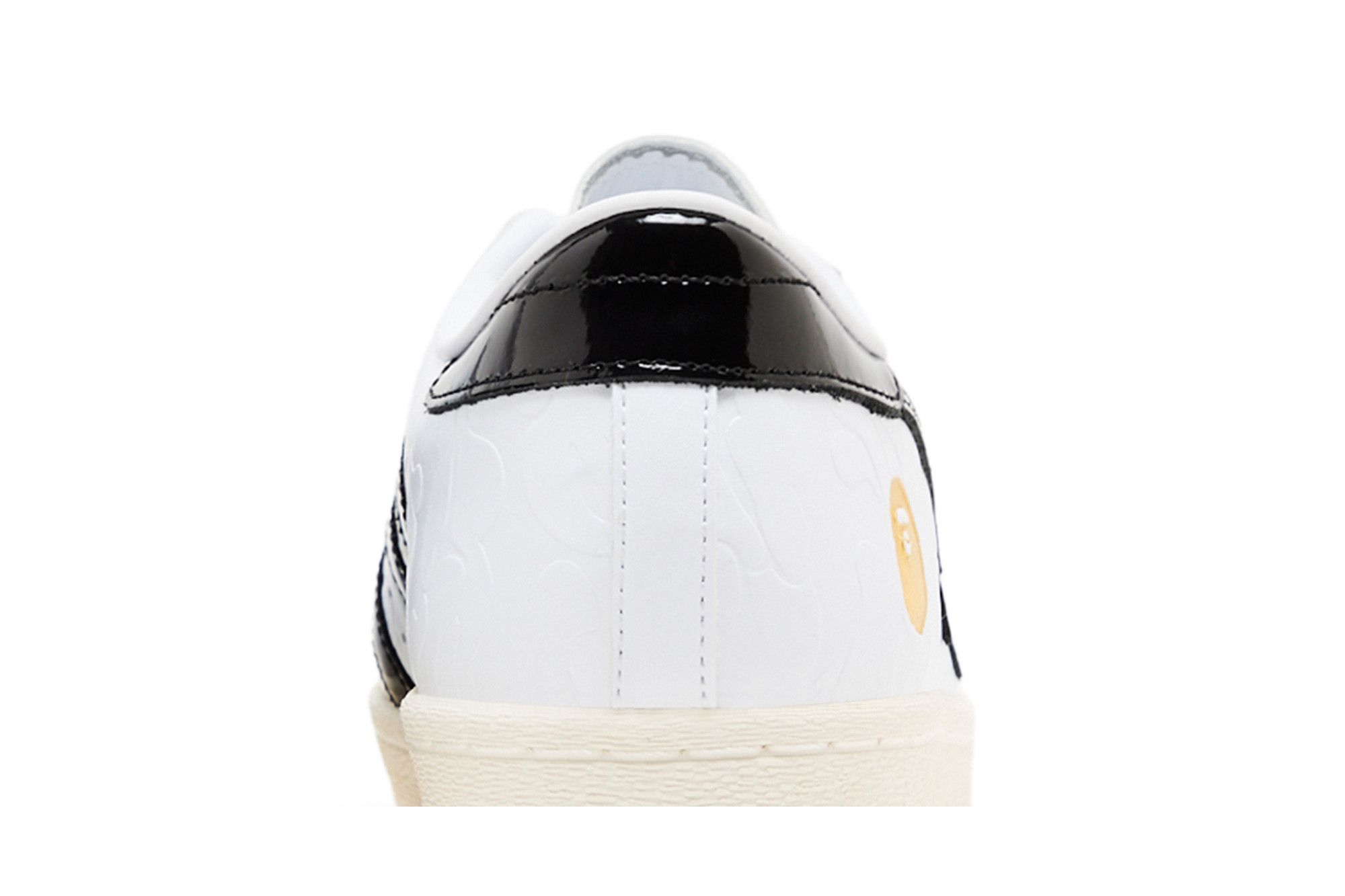Cheap A Bathing Ape x adidas Superstar Vintage 'White Black' JR2701